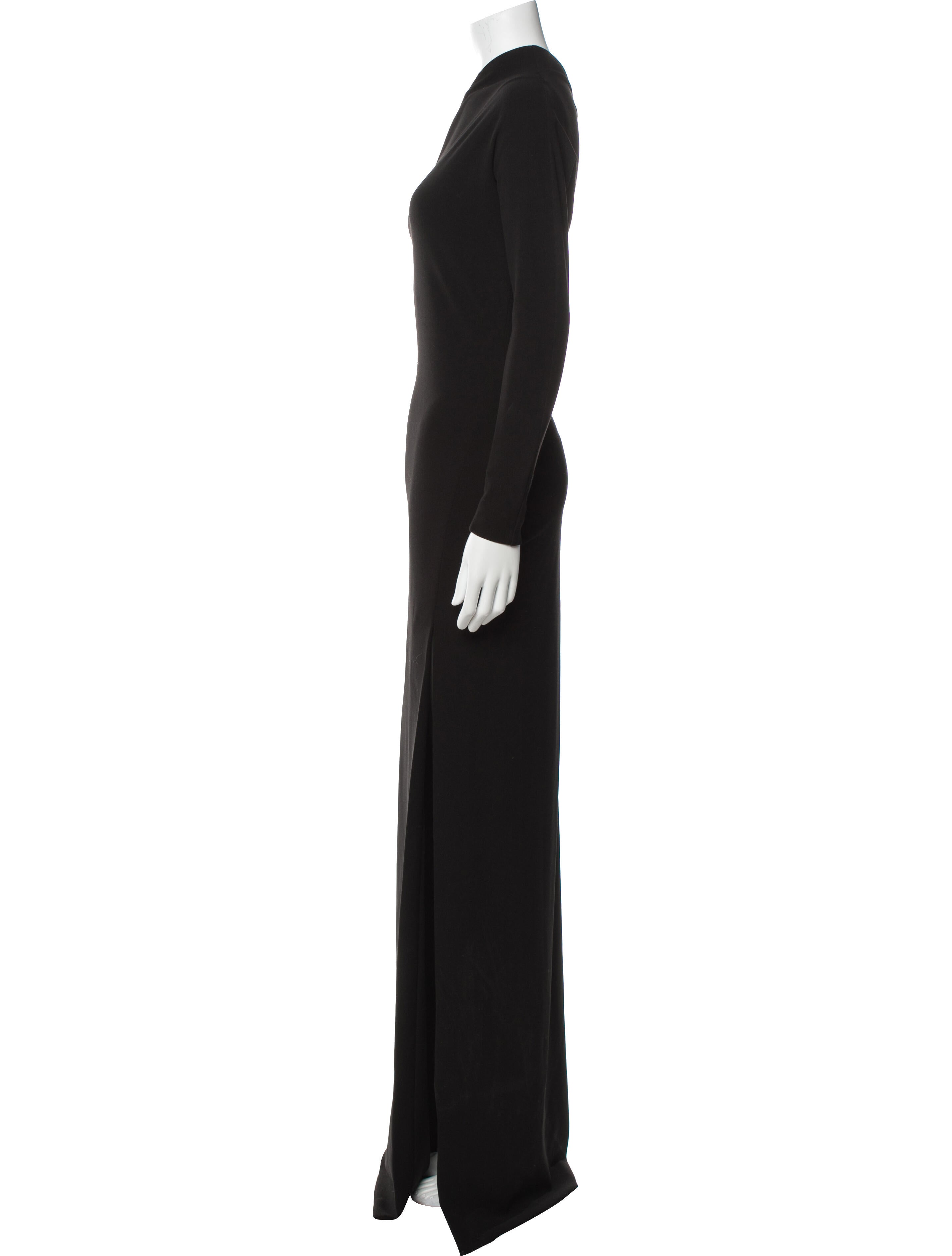 Solace London One-Shoulder Long Dress - Black Dresses, Clothing ...