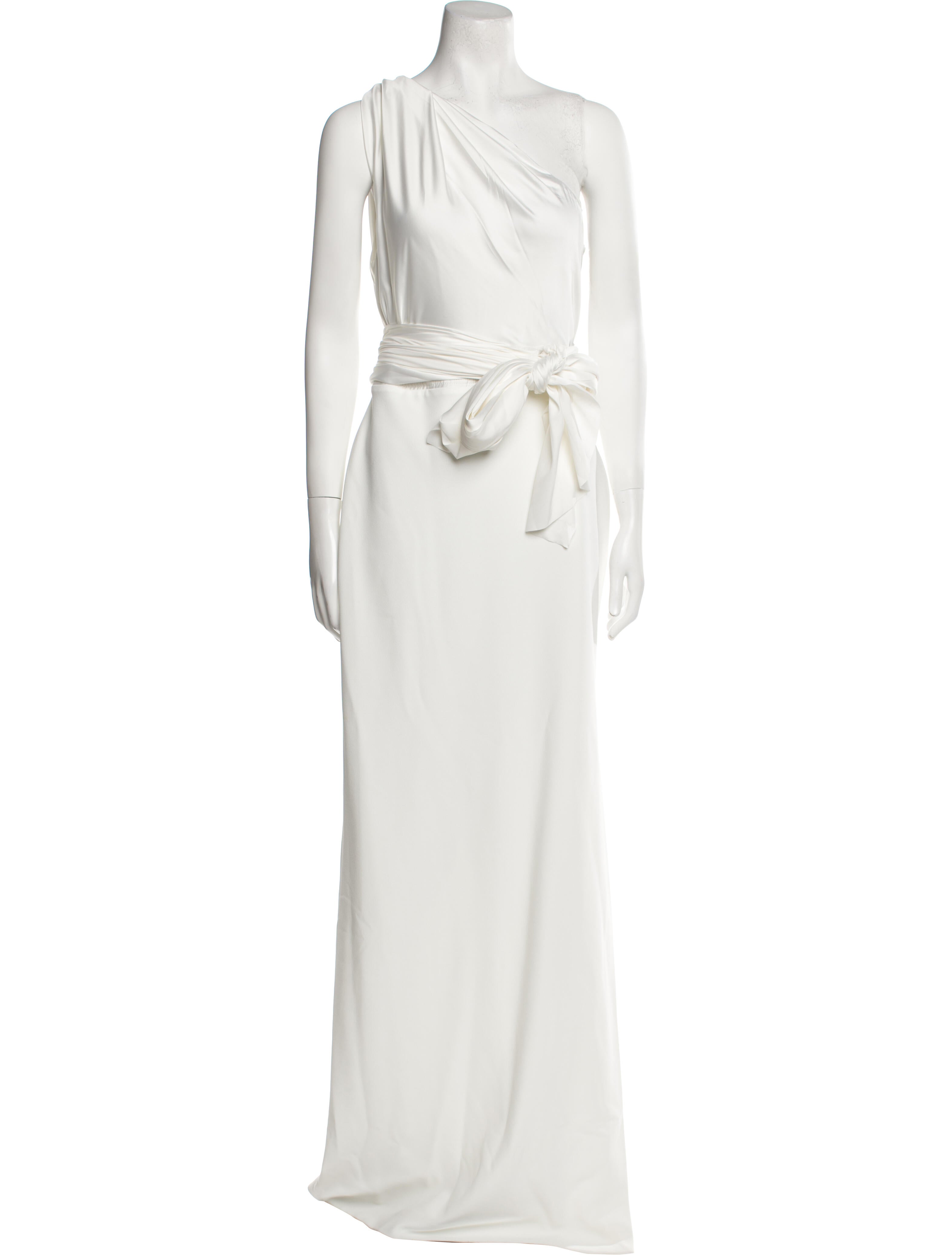 Solace London One-Shoulder Long Dress