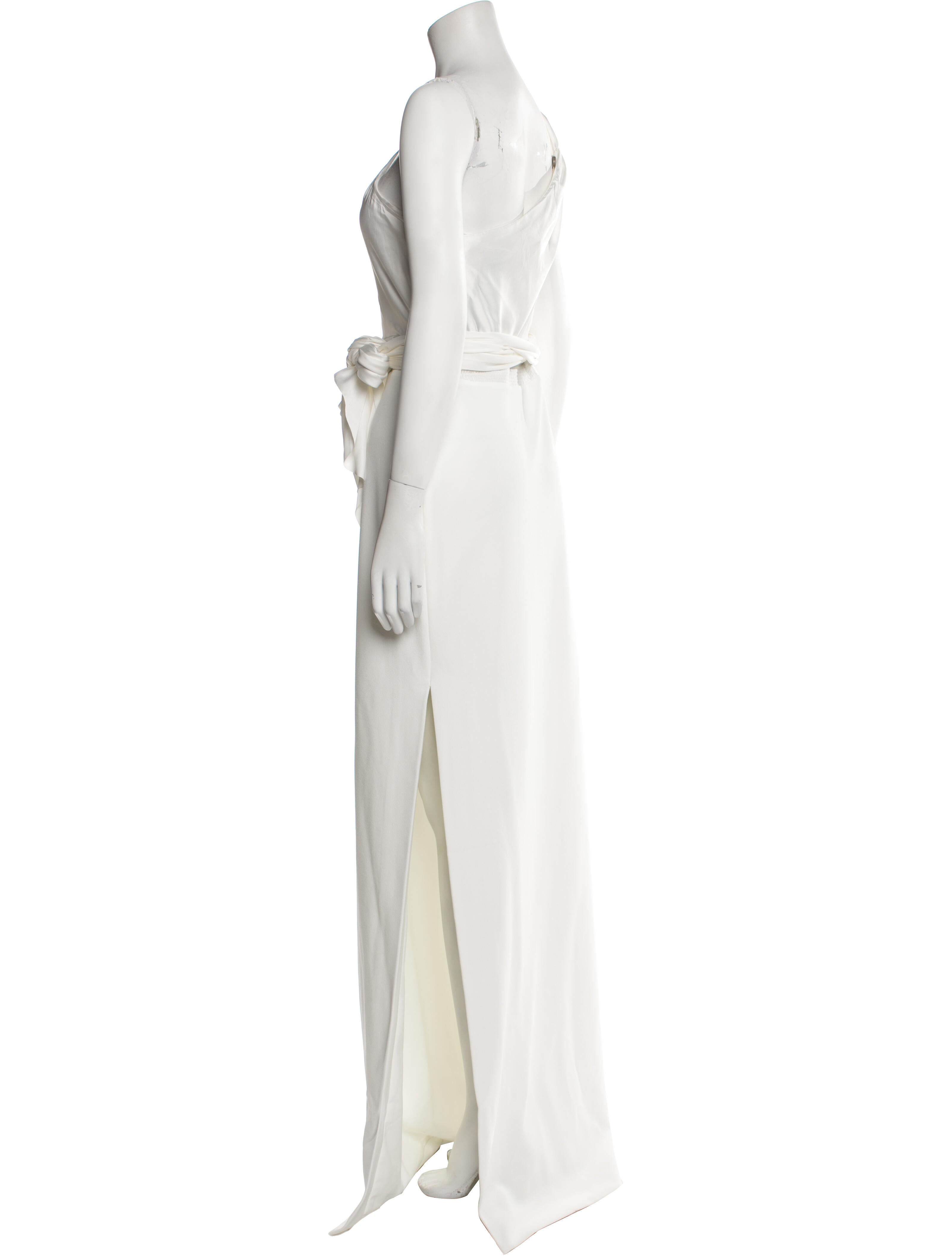 Solace London One-Shoulder Long Dress