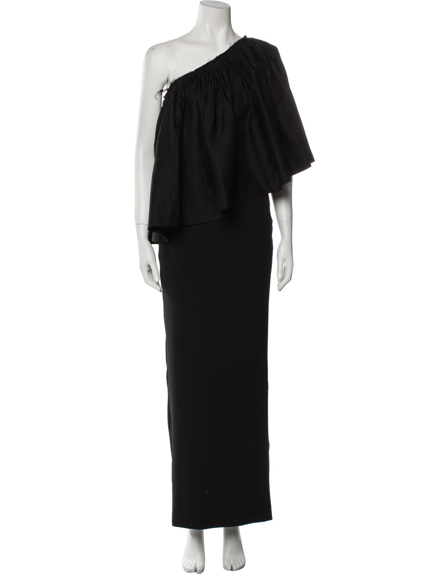 Solace London One-Shoulder Long Dress