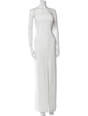 Solace London Square Neckline Long Dress