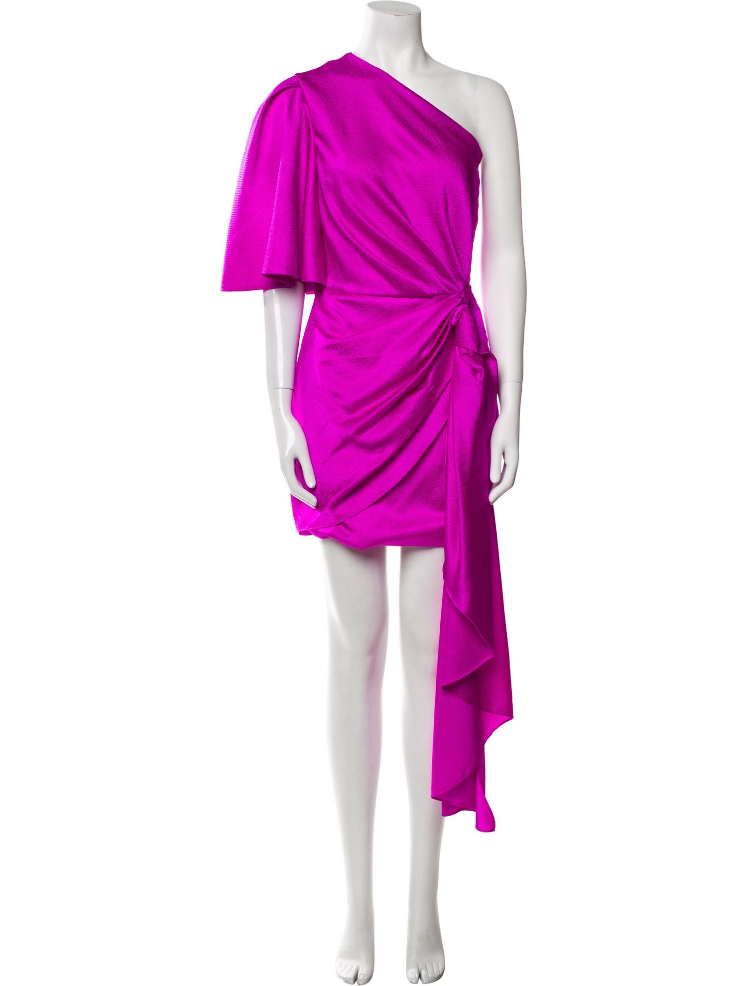 Solace London One-Shoulder Long Dress