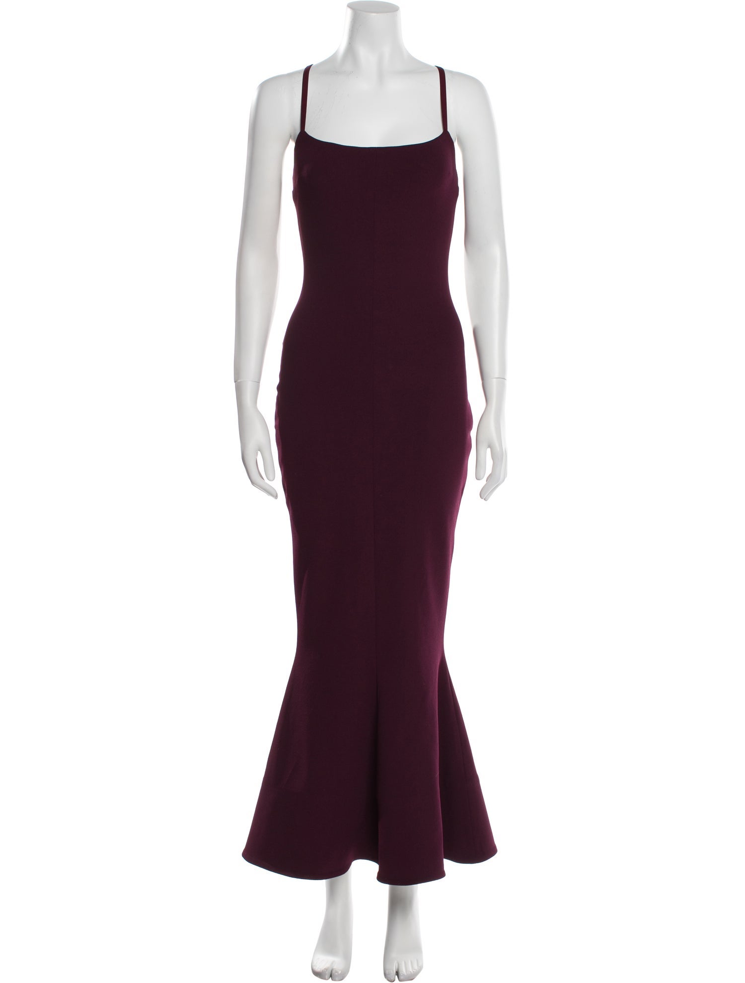 Solace London Square Neckline Long Dress