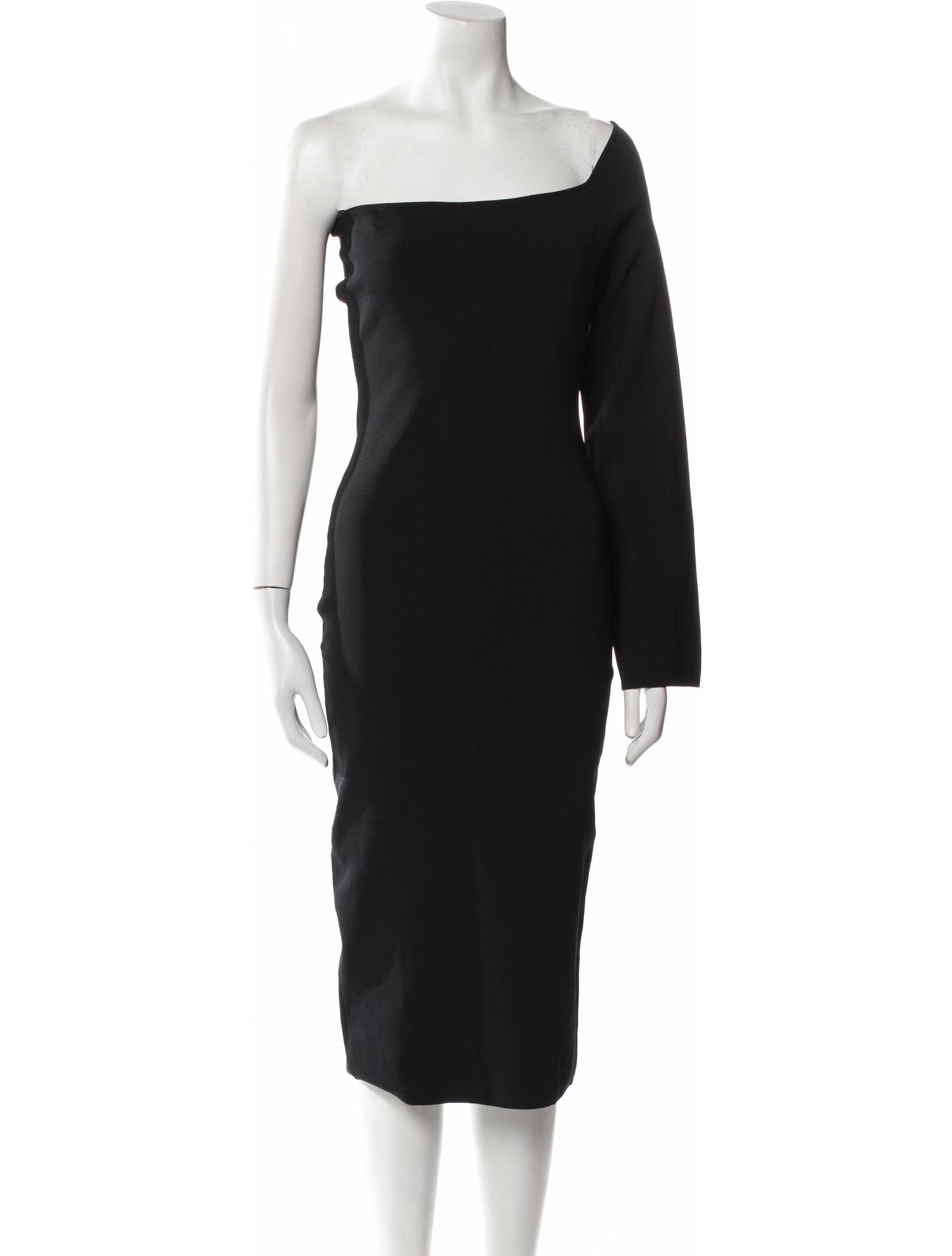 Solace London One-Shoulder Midi Length Dress