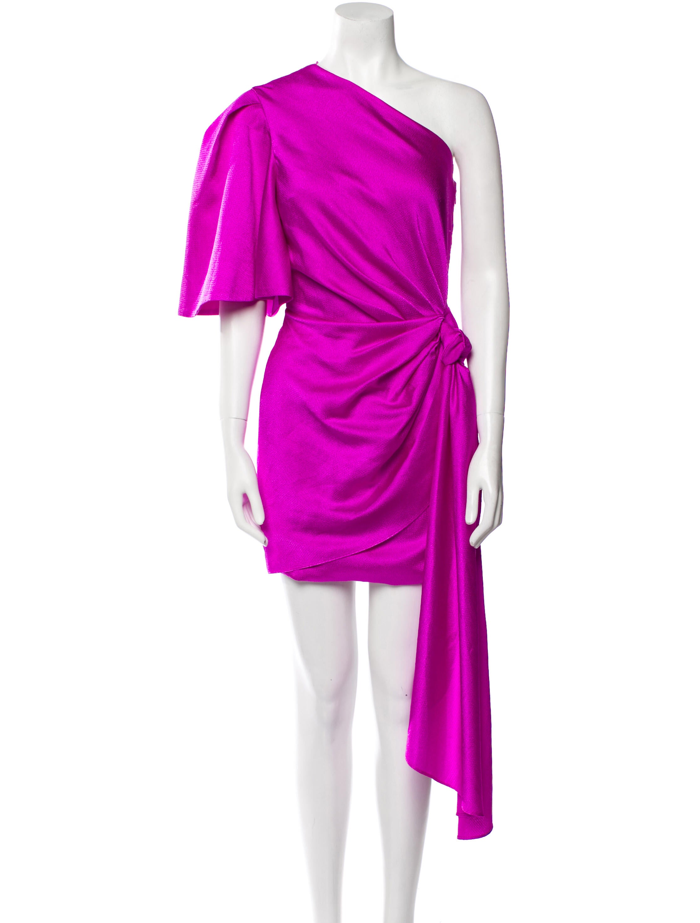 Solace London One-Shoulder Mini Dress