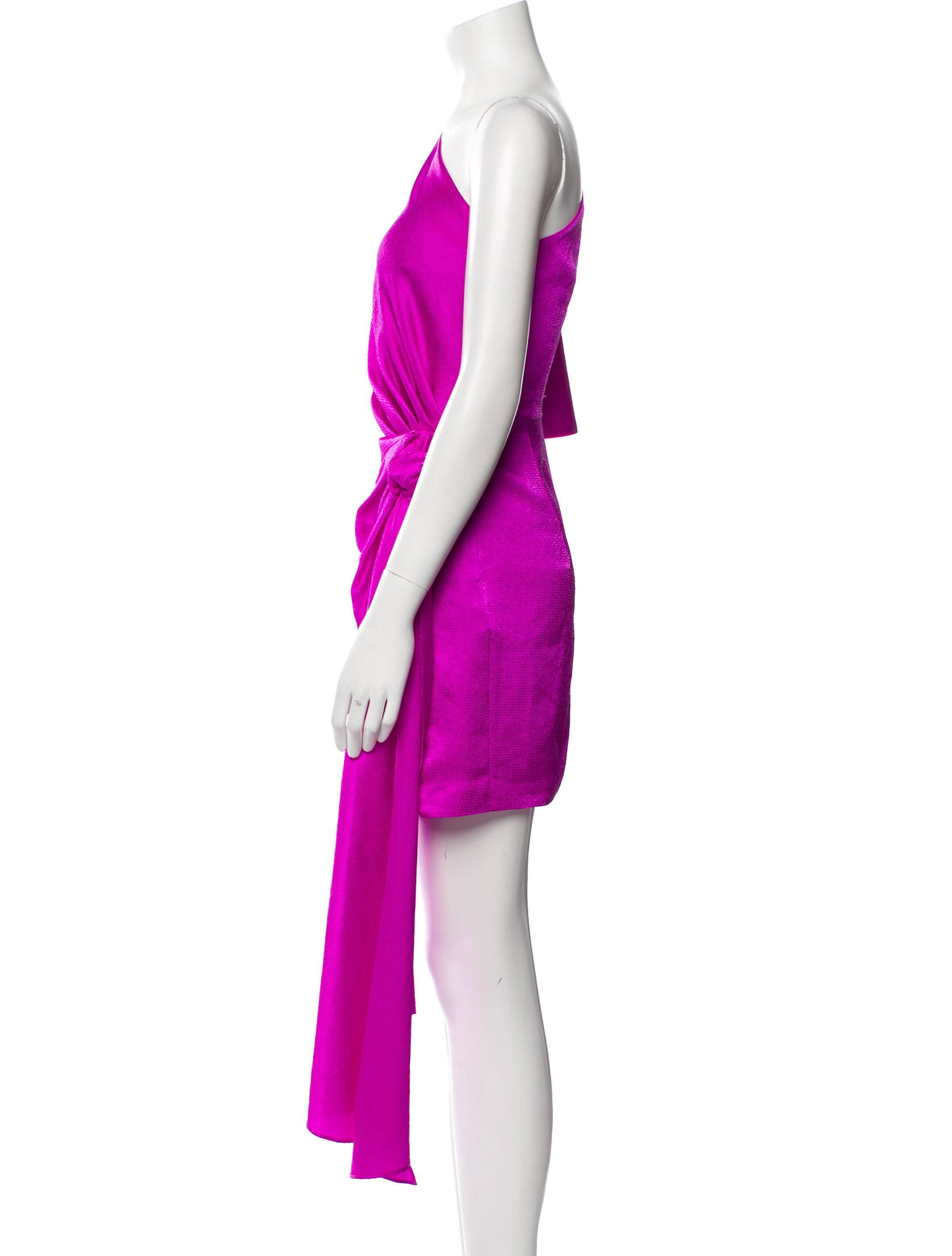 Solace London One-Shoulder Mini Dress