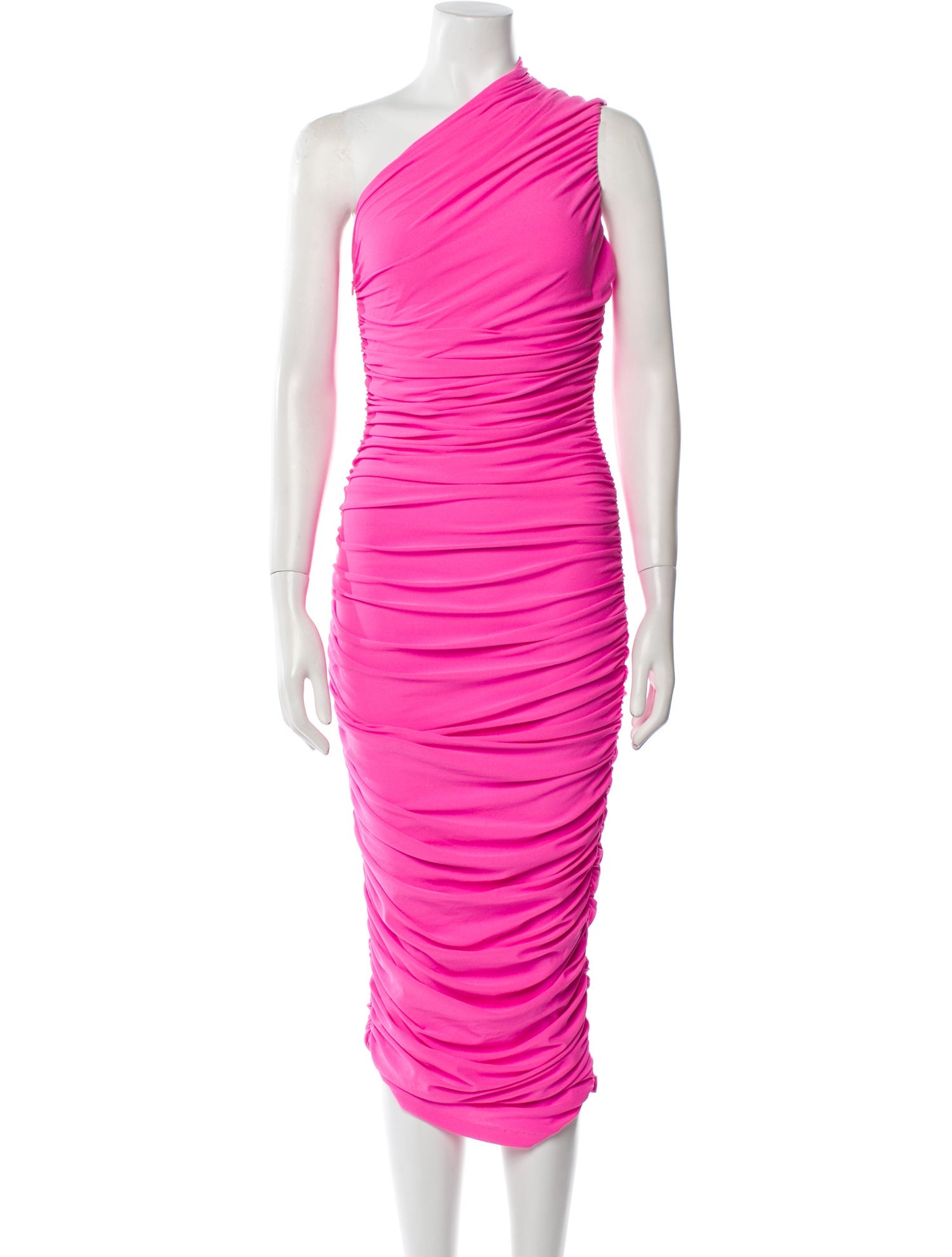 Solace London One-Shoulder Long Dress