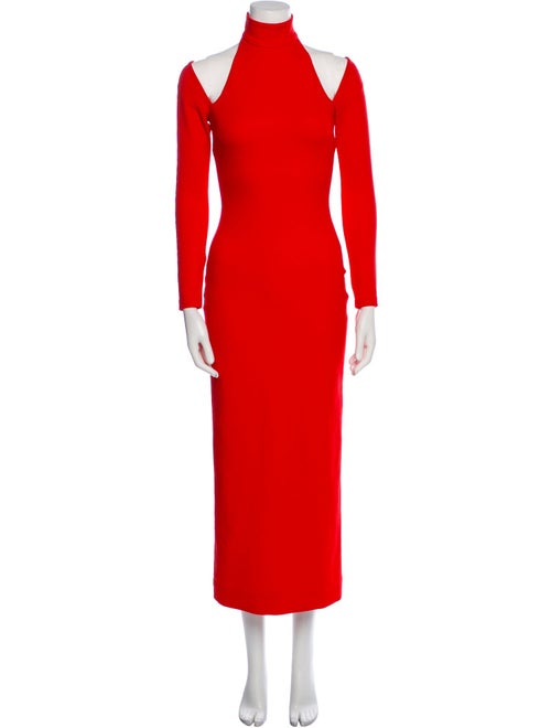 Solace London Turtleneck Midi Length Dress