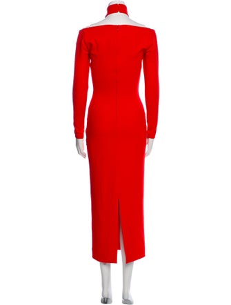 Solace London Turtleneck Midi Length Dress