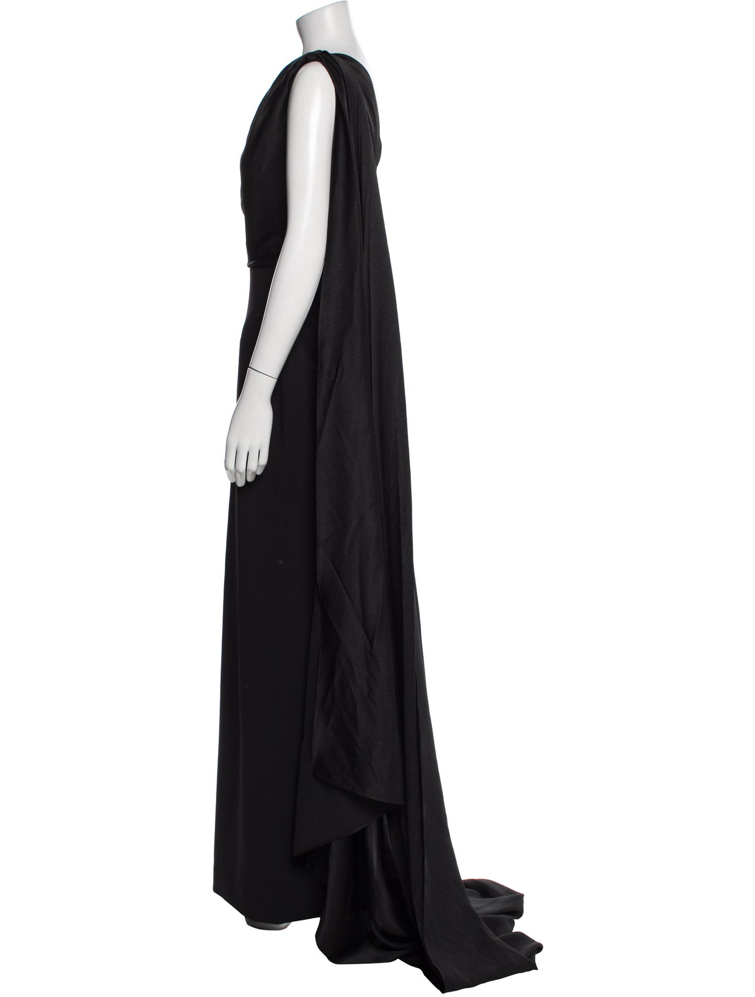 Solace London One-Shoulder Long Dress