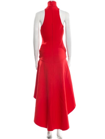 Solace London Mock Neck Long Dress