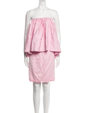 Solace London Dresses Strapless Mini Dress XS