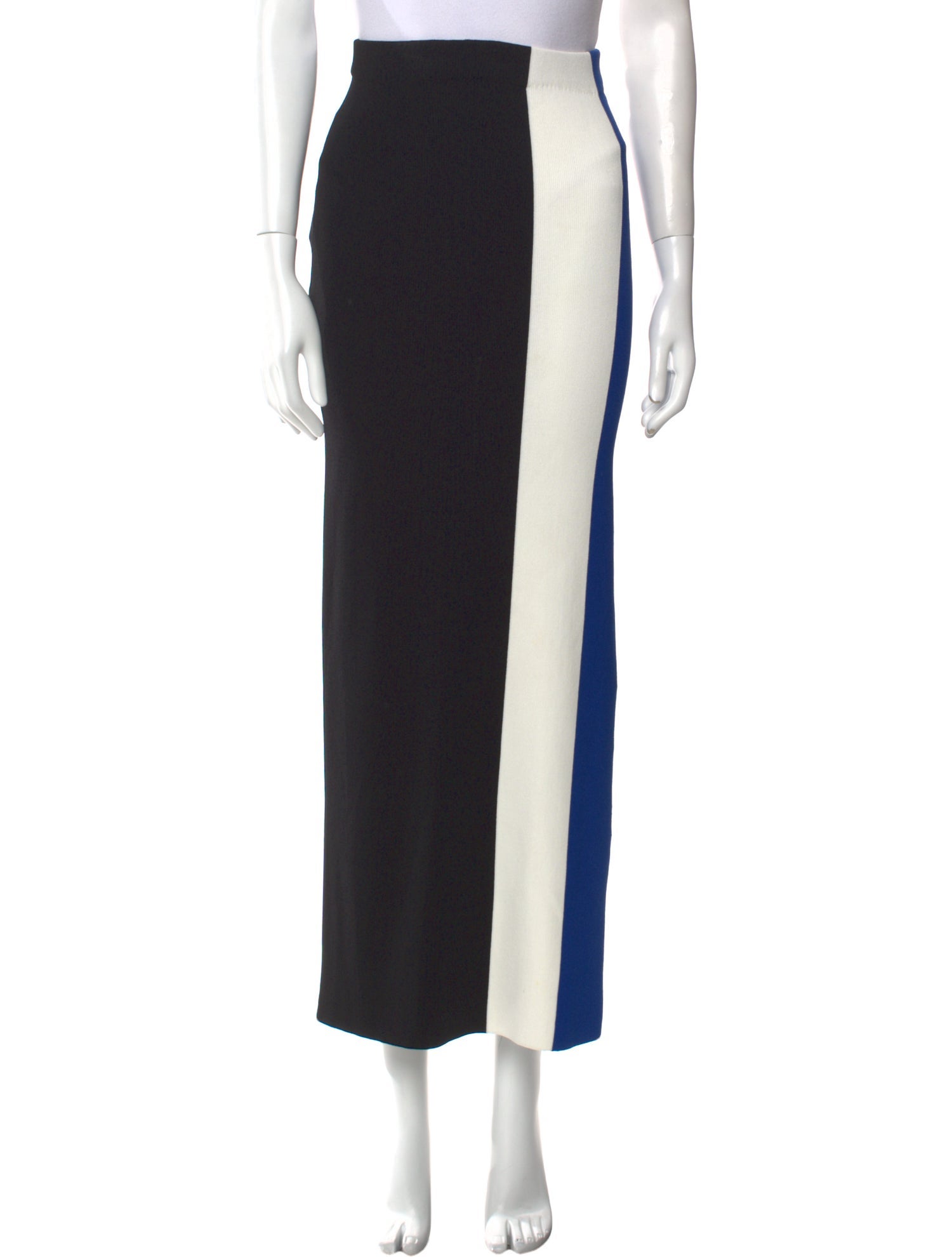 Solace London Colorblock Pattern Long Skirt