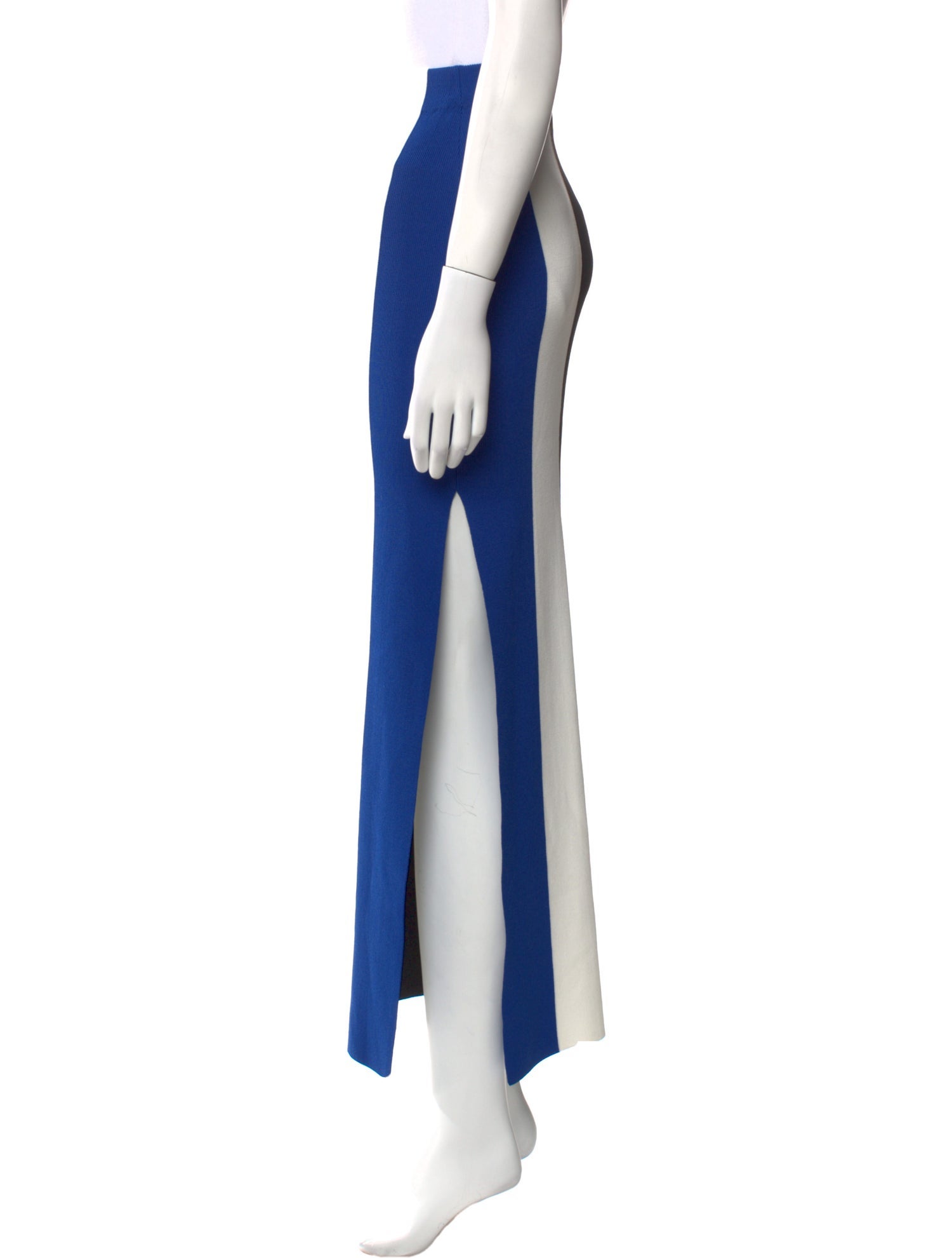 Solace London Colorblock Pattern Long Skirt