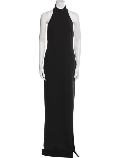 Solace London Mock Neck Long Dress