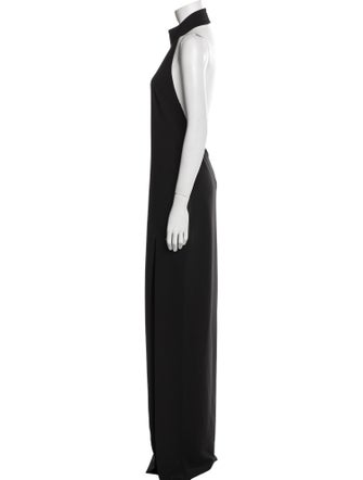 Solace London Mock Neck Long Dress