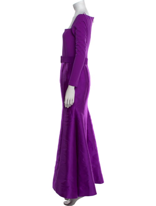 Solace London Square Neckline Long Dress