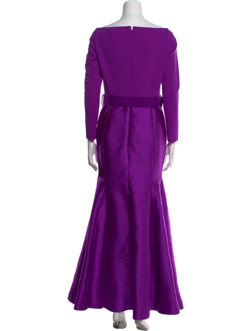 Solace London Square Neckline Long Dress