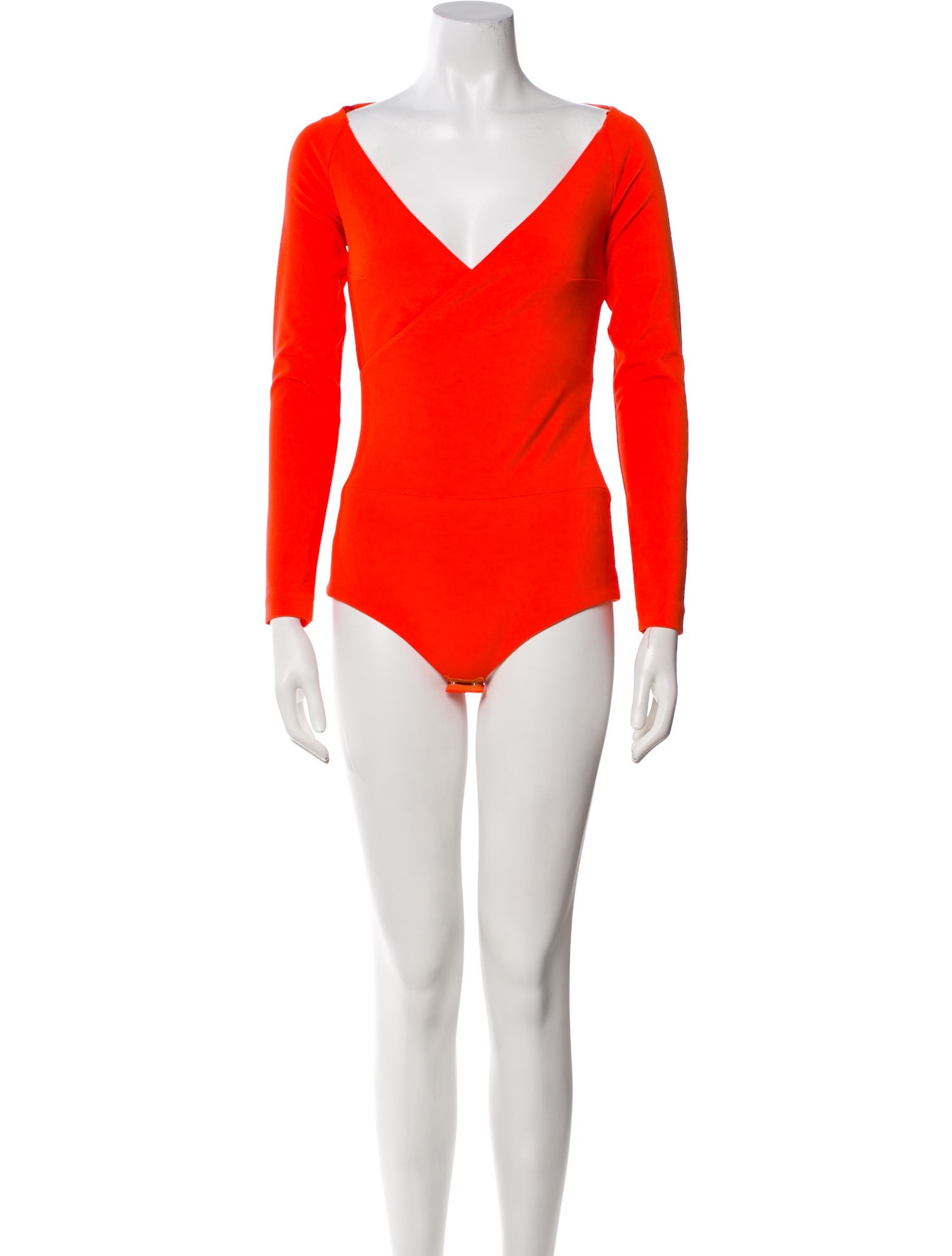 Solace London V-Neck Long Sleeve Bodysuit