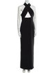Solace London Halterneck Long Dress