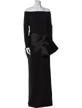 Solace London Off-The-Shoulder Long Dress