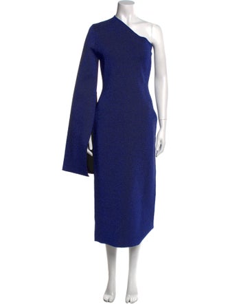 Solace London One-Shoulder Long Dress