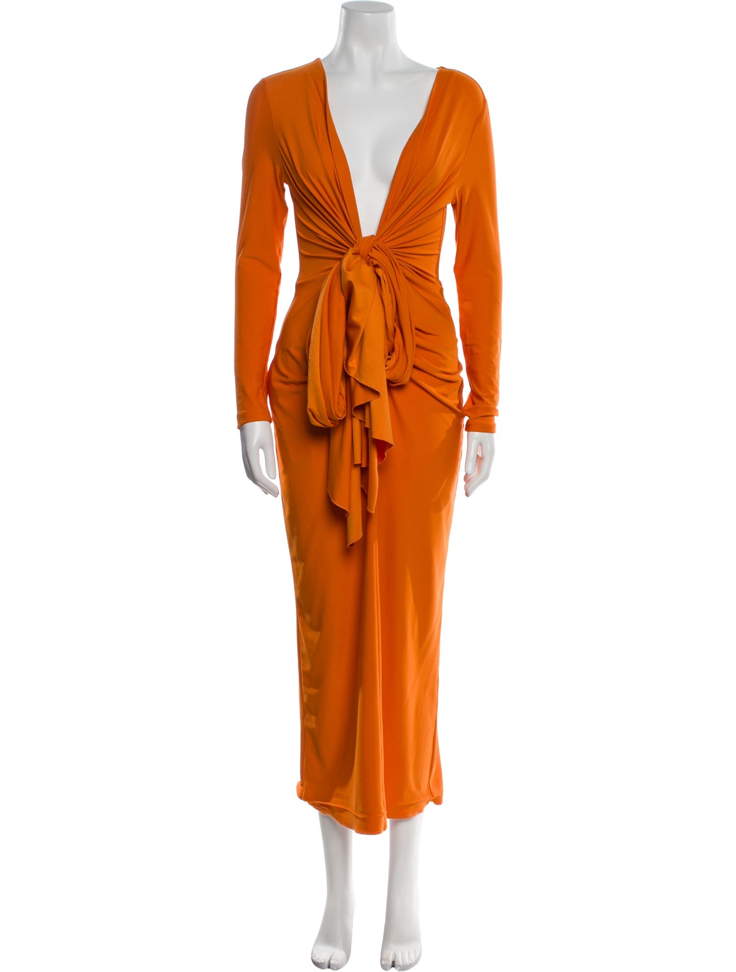 Solace London V-Neck Long Dress