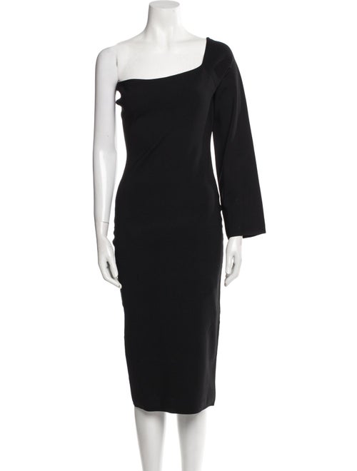 Solace London One-Shoulder Midi Length Dress