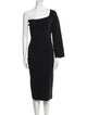Solace London One-Shoulder Midi Length Dress