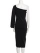 Solace London One-Shoulder Midi Length Dress