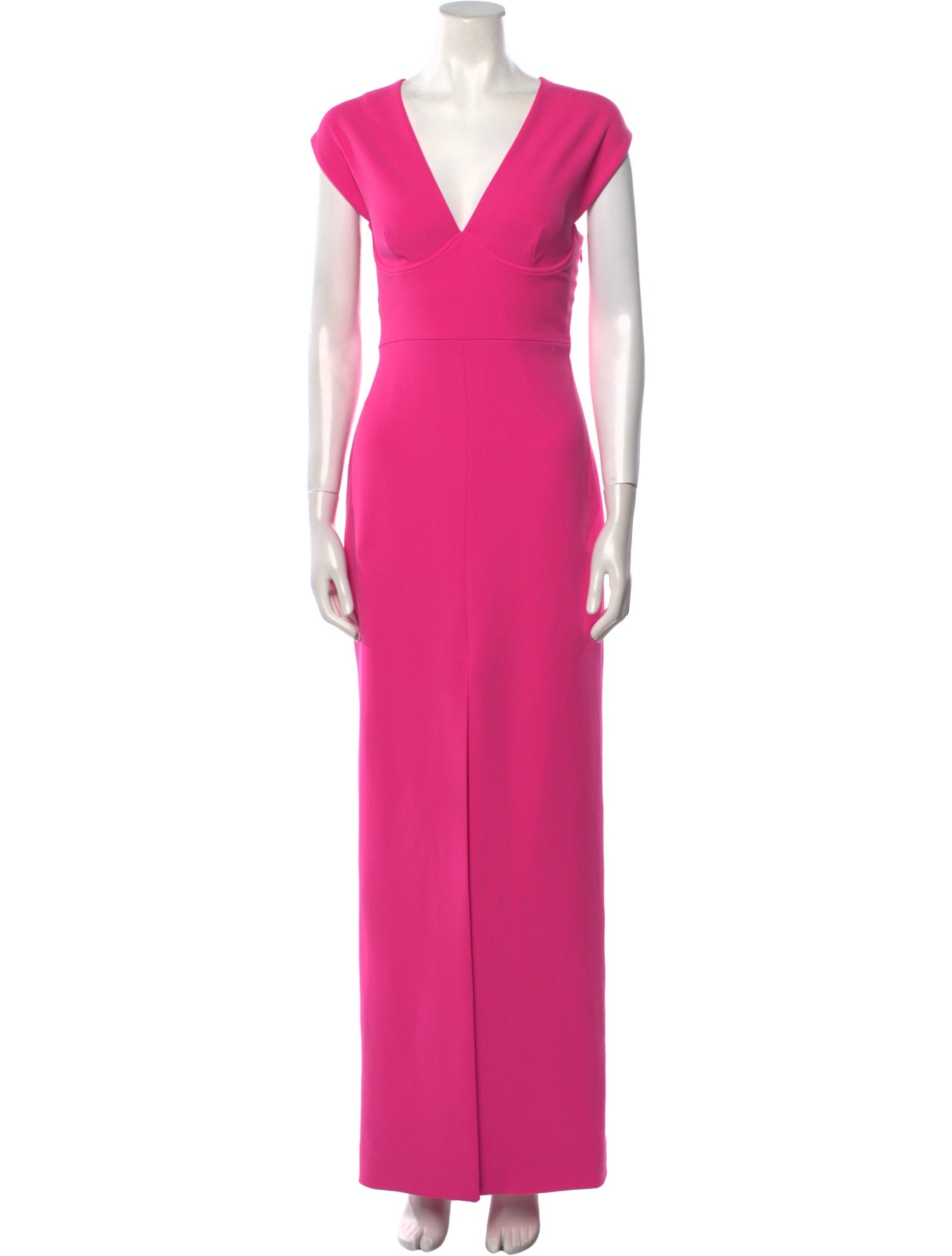 Solace London V-Neck Long Dress