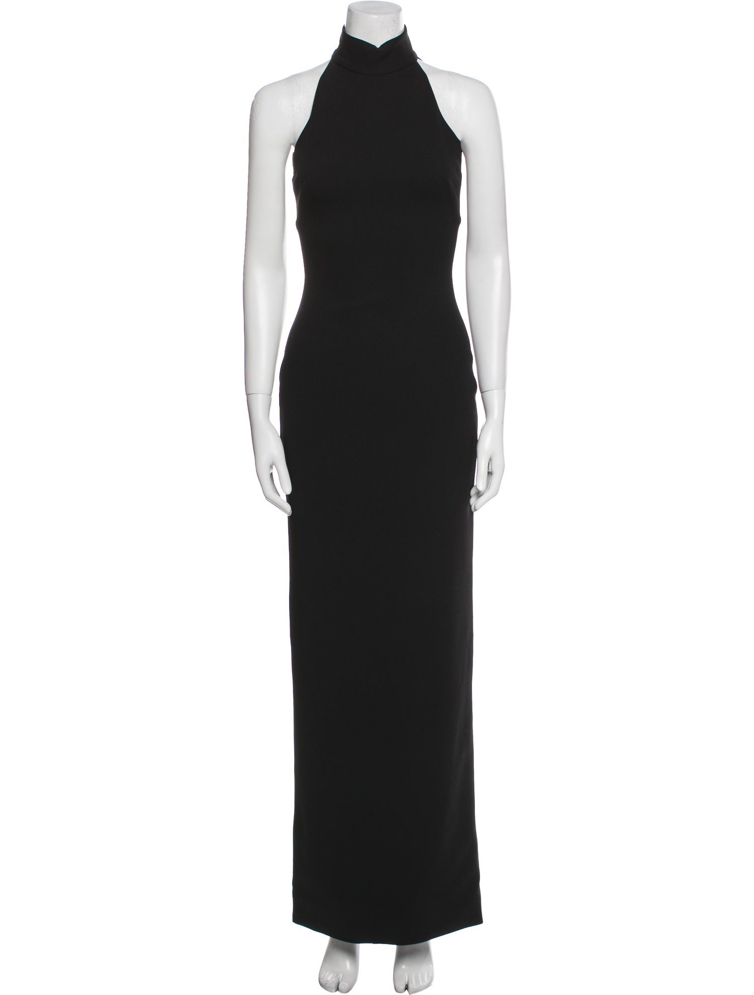 Solace London Mock Neck Long Dress