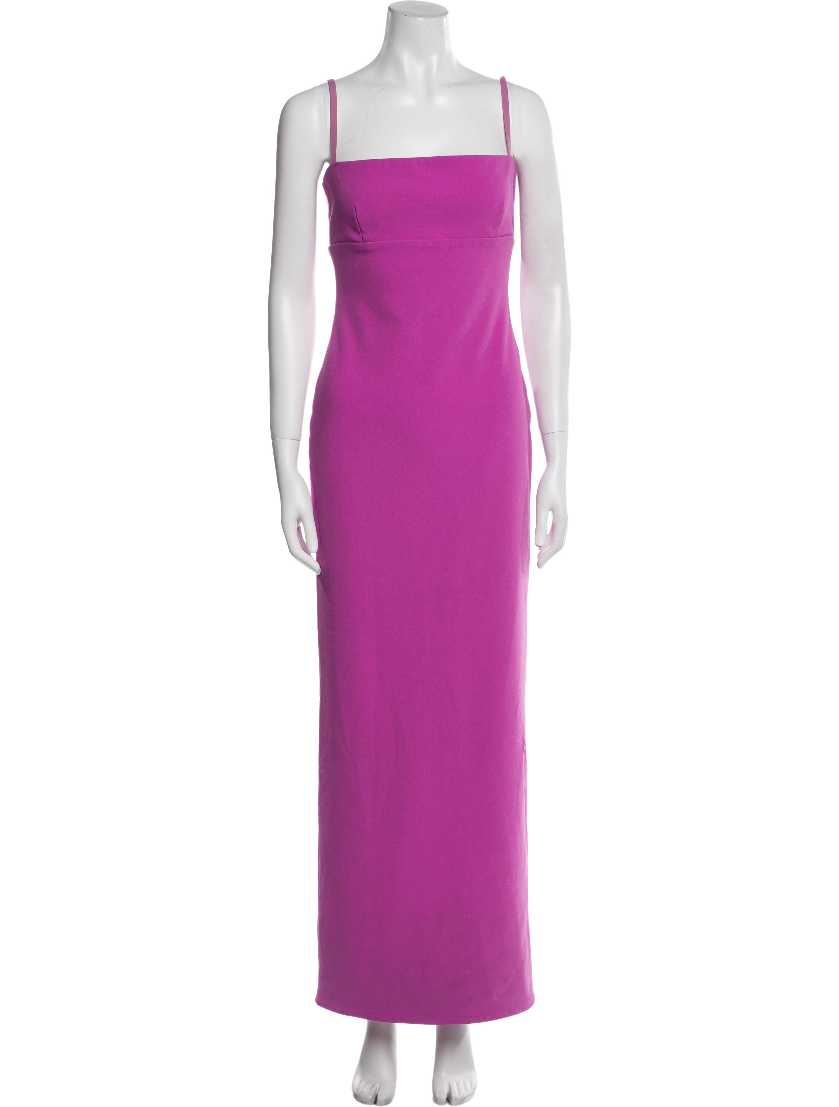 Solace London Square Neckline Long Dress