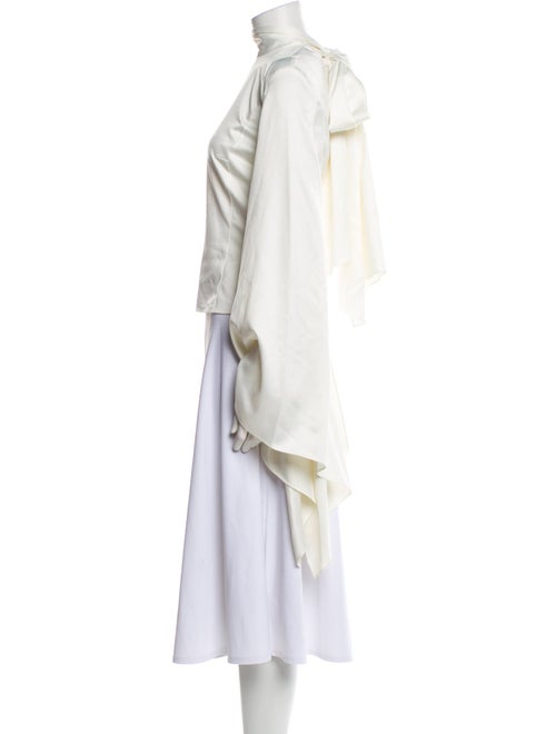 Solace London Mock Neck Long Sleeve Top