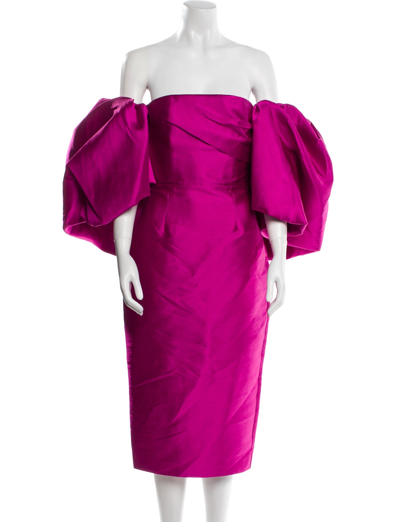 Solace London Off-The-Shoulder Knee-Length Dress