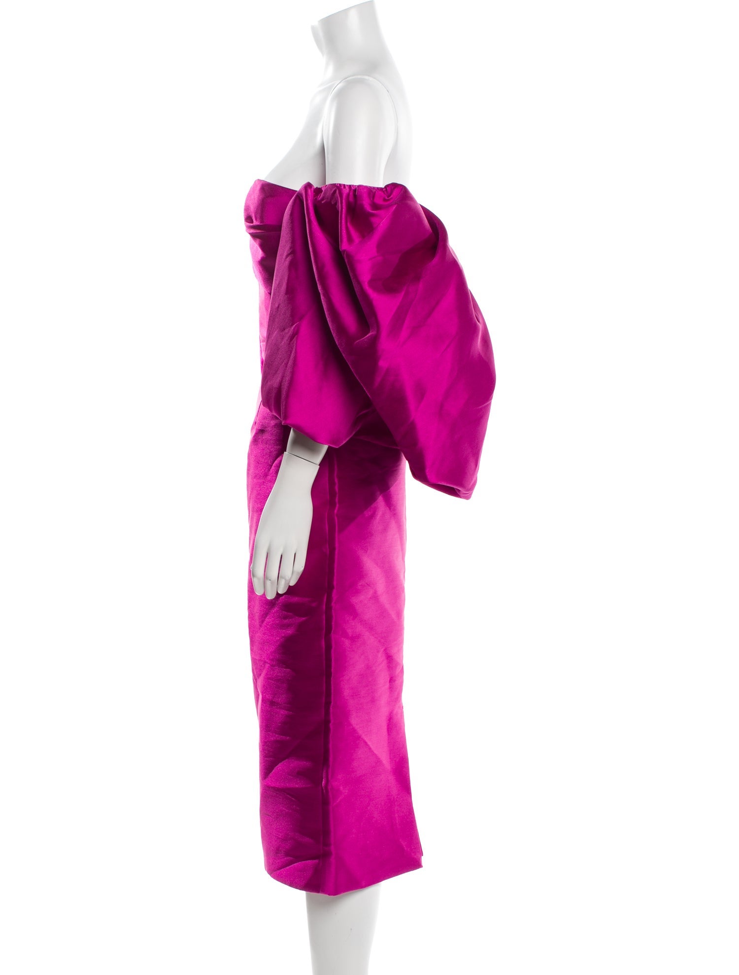 Solace London Off-The-Shoulder Knee-Length Dress