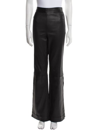 Solace London Leather Wide Leg Pants