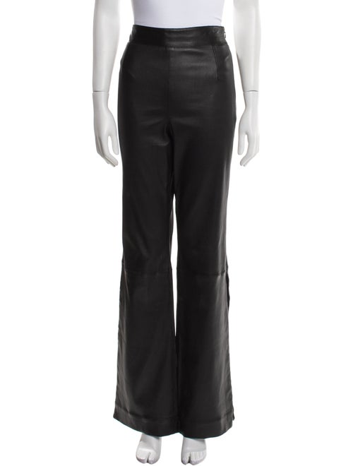 Solace London Leather Wide Leg Pants