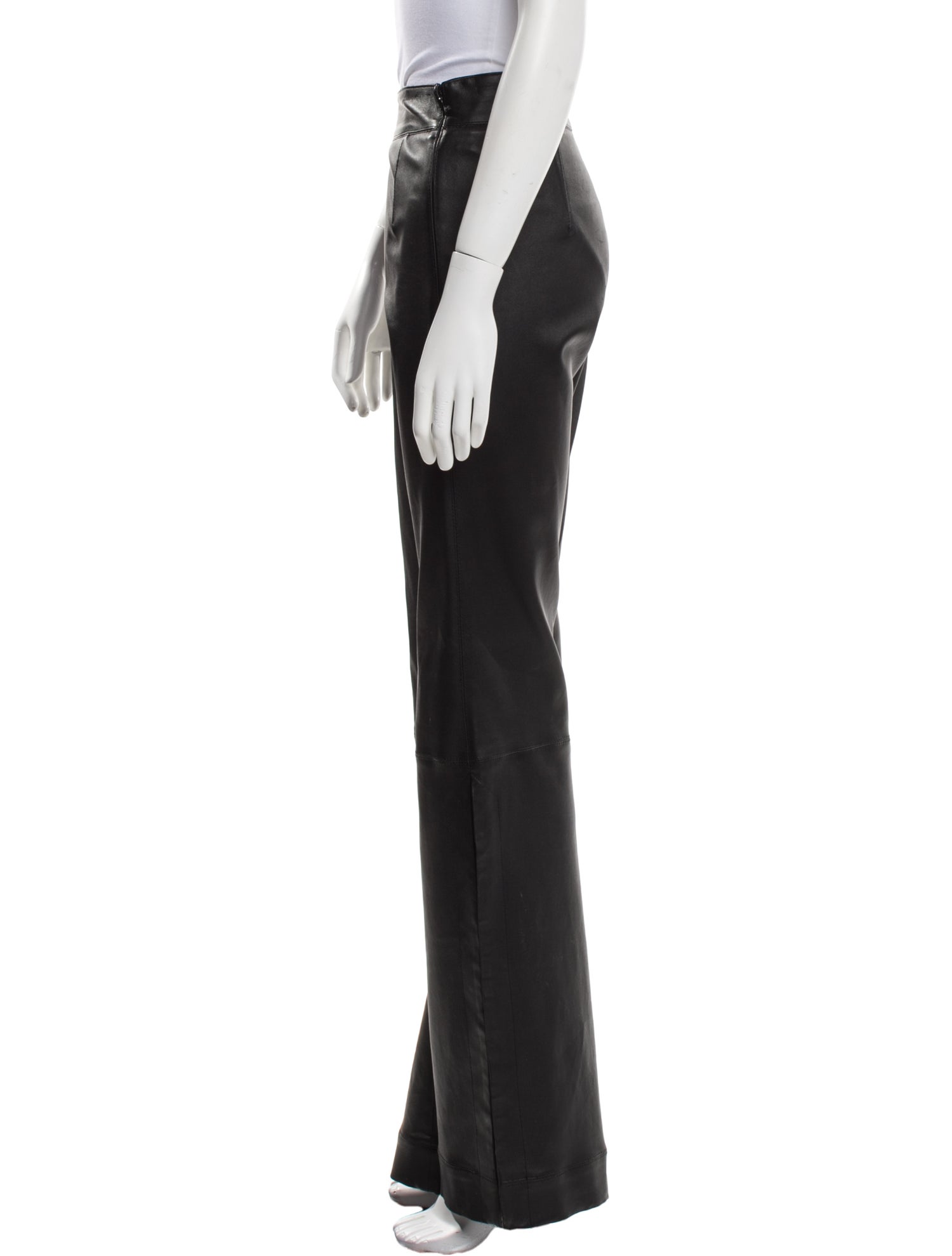 Solace London Leather Wide Leg Pants