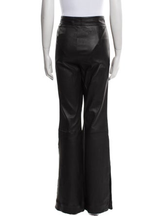 Solace London Leather Wide Leg Pants