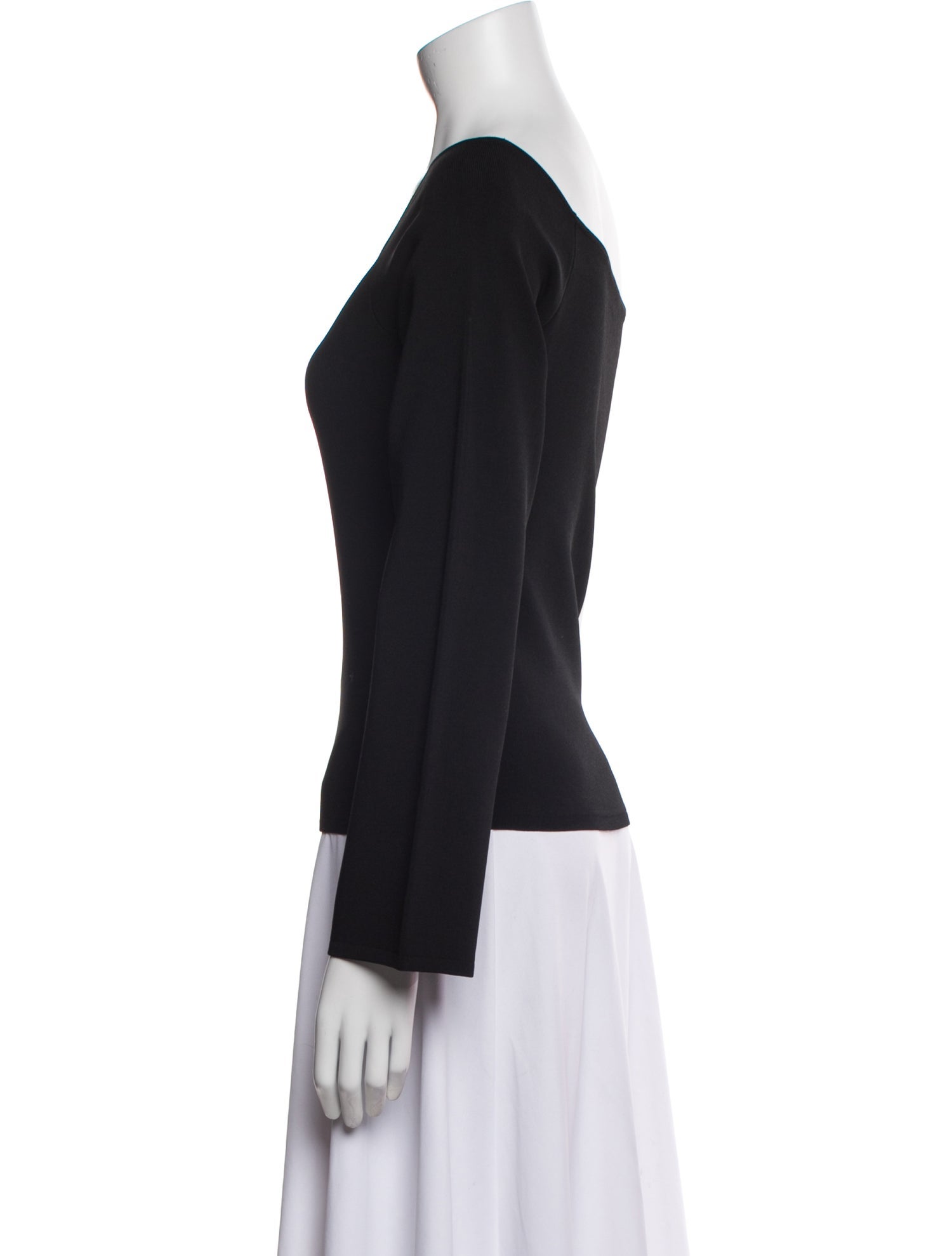 Solace London One-Shoulder Long Sleeve Top