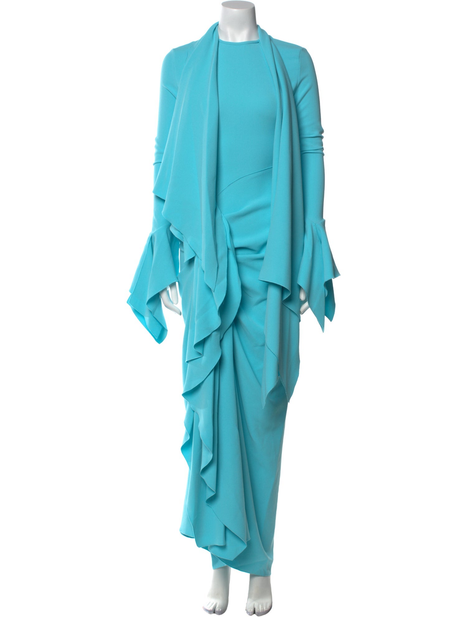 Solace London Crew Neck Long Dress