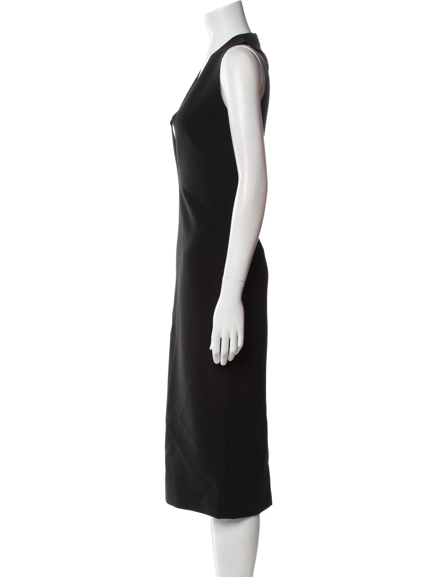 Solace London V-Neck Midi Length Dress