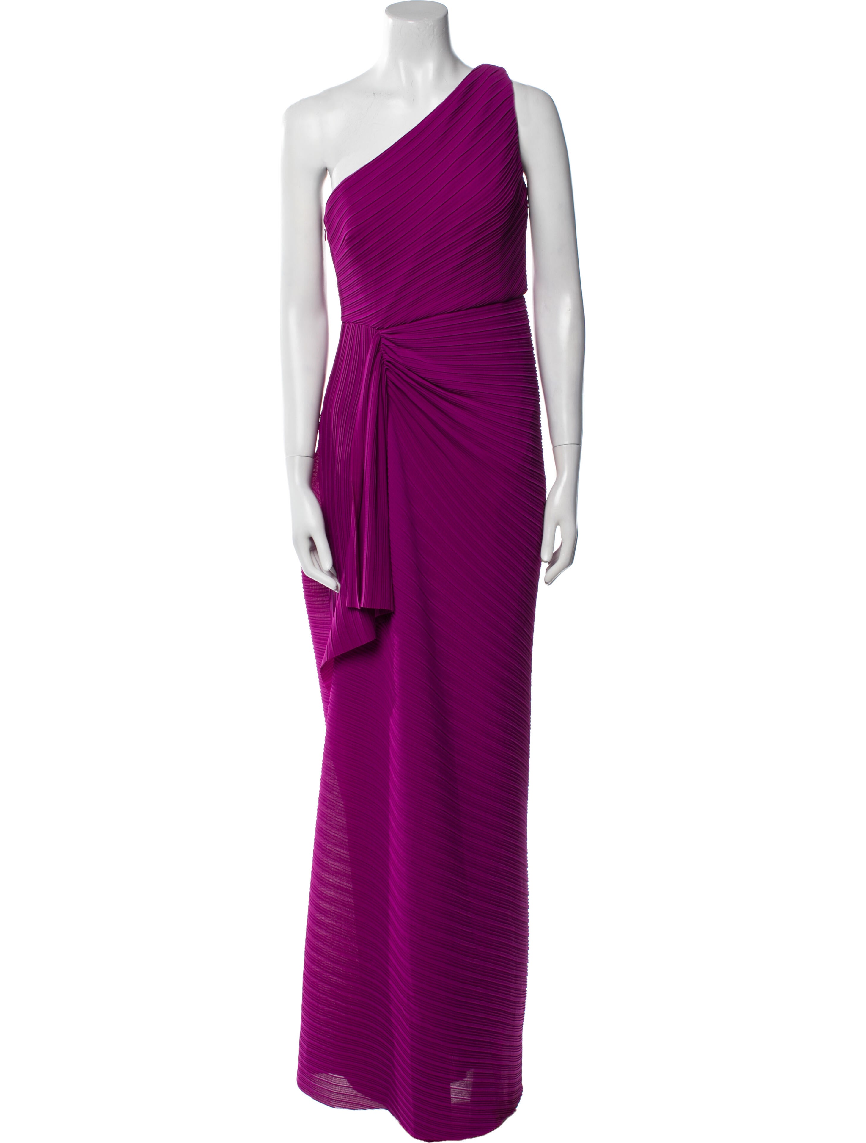 Solace London One-Shoulder Long Dress