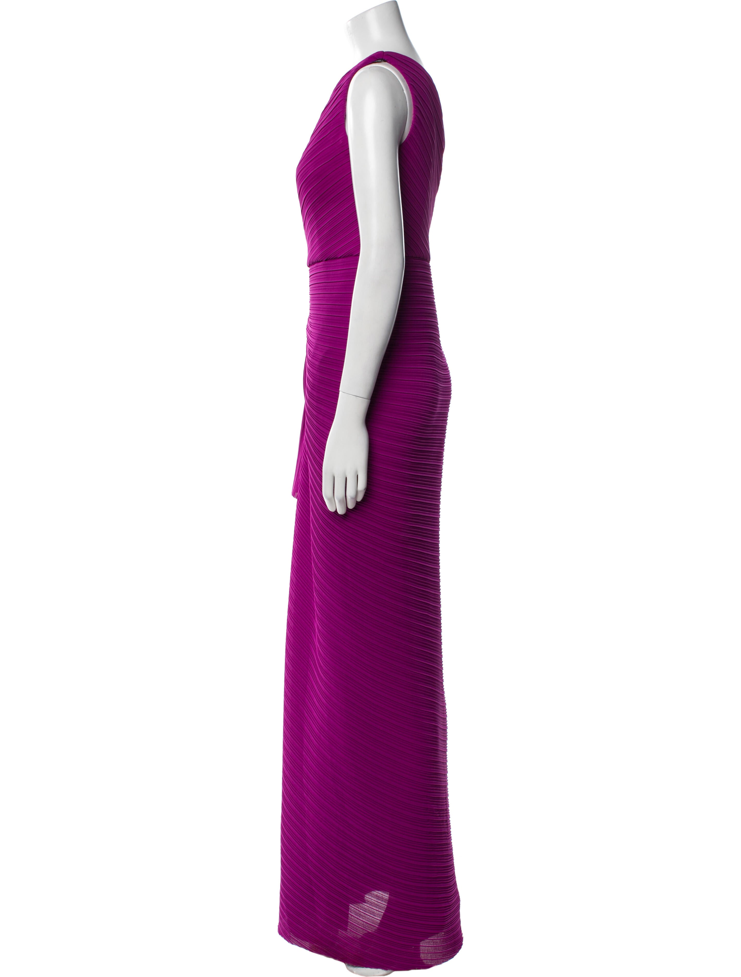 Solace London One-Shoulder Long Dress