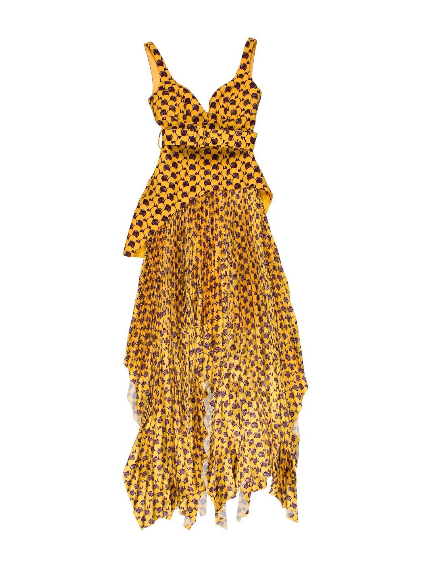 Solace London Animal Print Long Dress