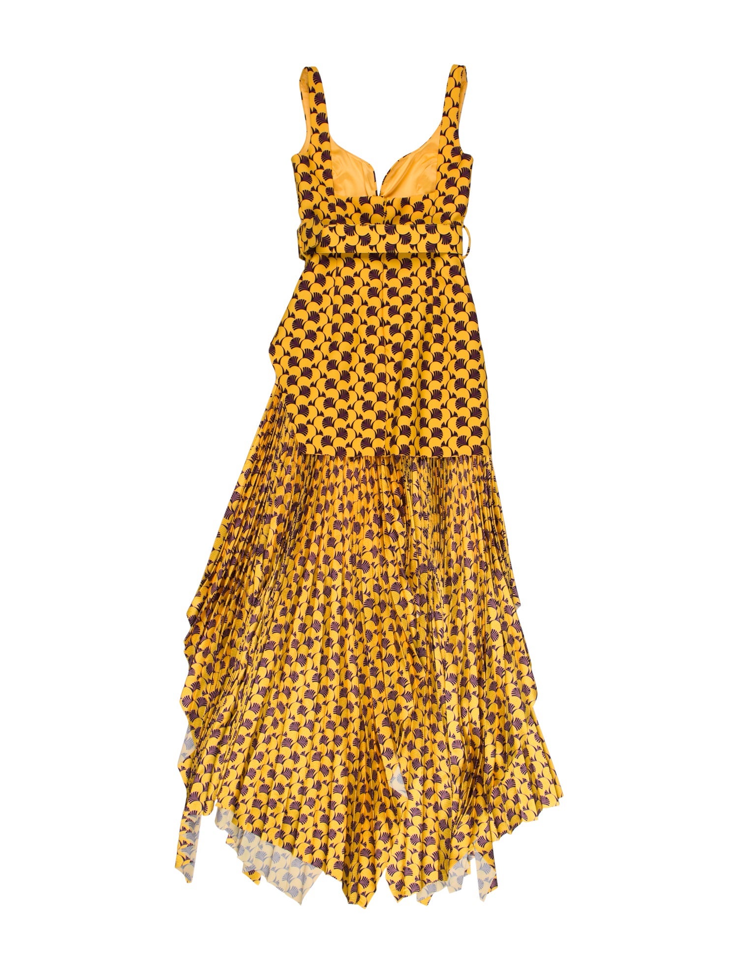 Solace London Animal Print Long Dress