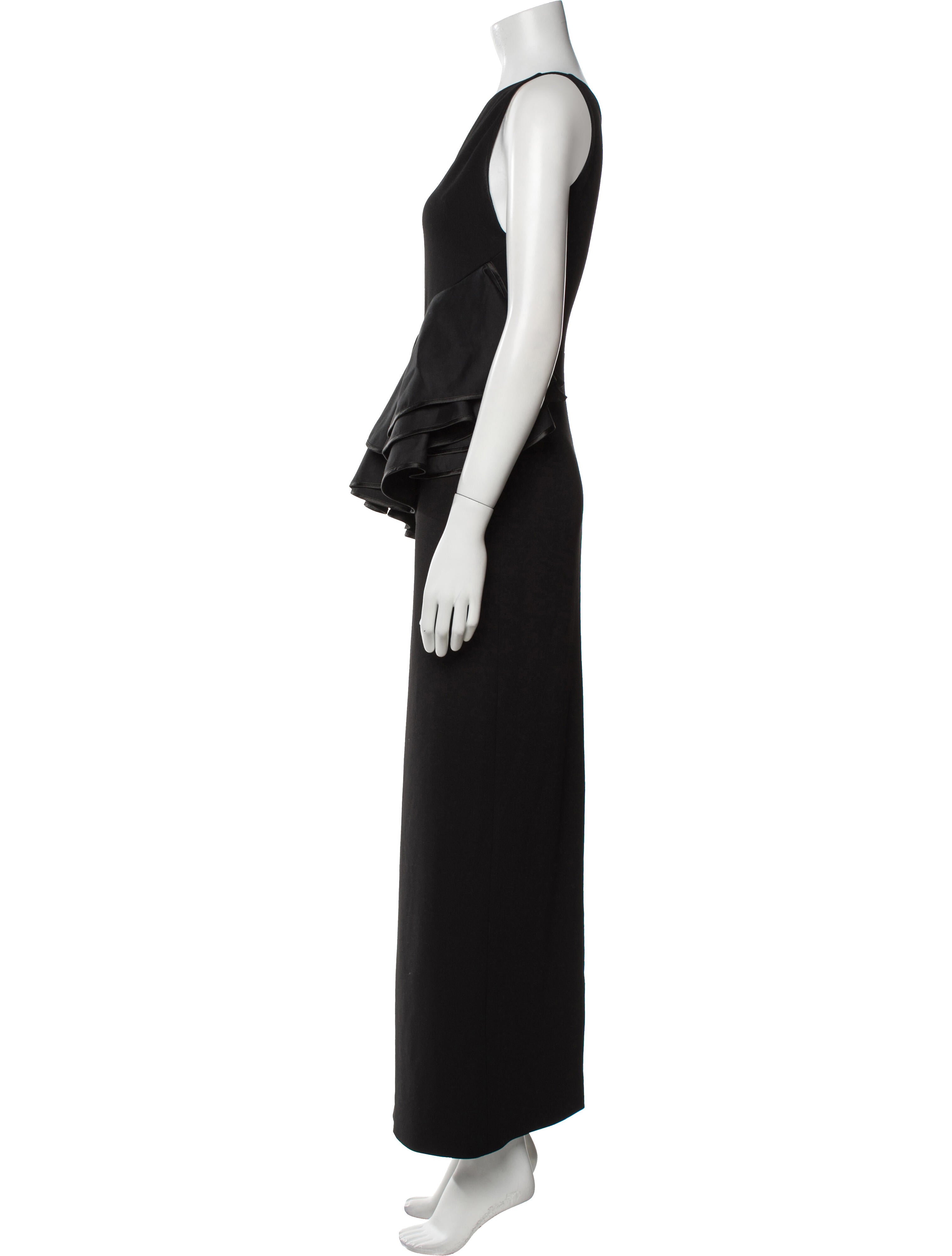 Solace London One-Shoulder Long Dress