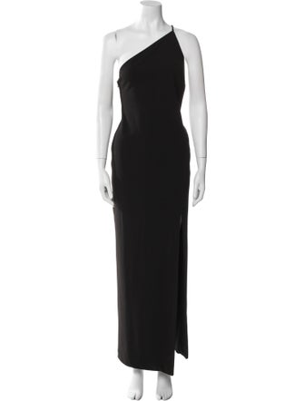 Solace London One-Shoulder Long Dress