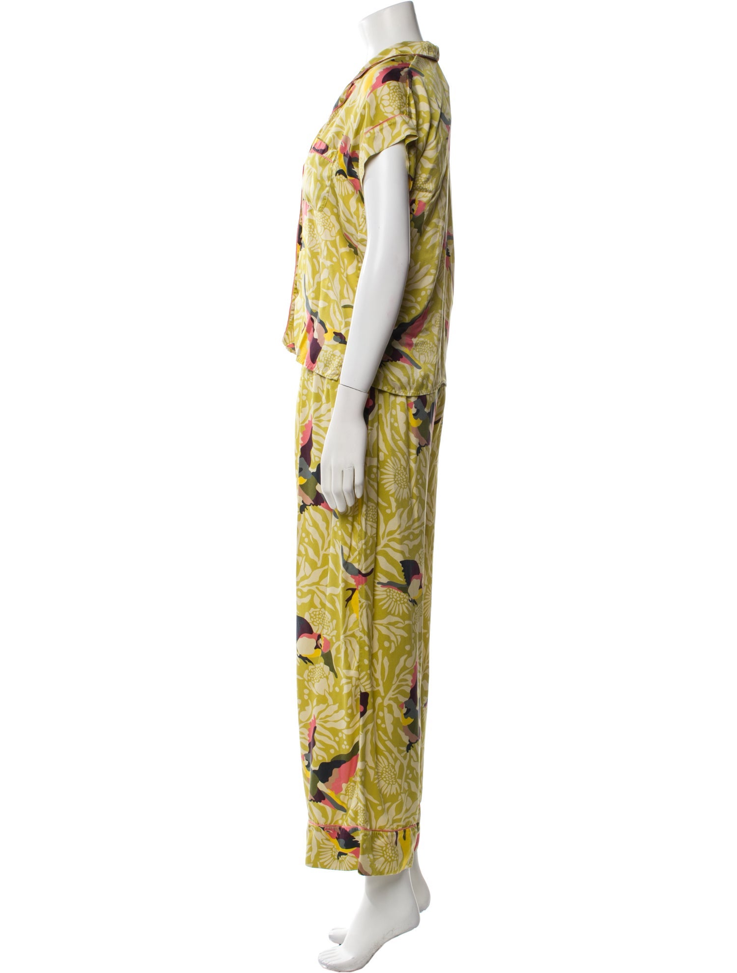 Solace London Silk Printed Pant Set